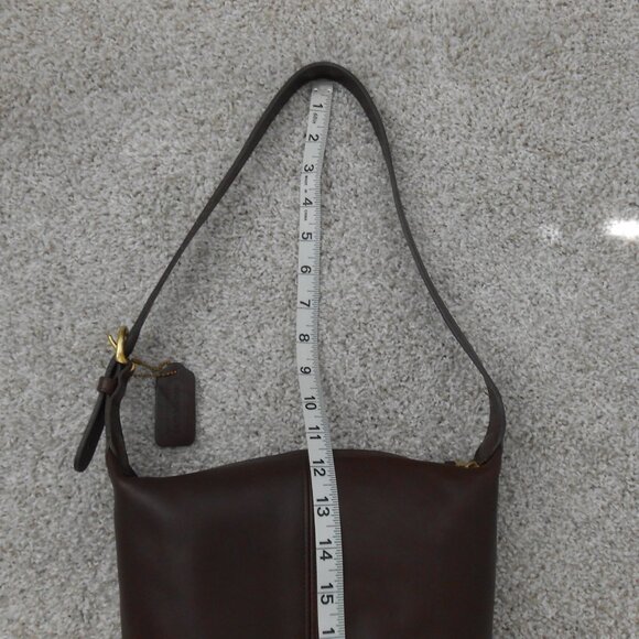 COACH Vintage Helen's Legacy Soft 100% Leather Choc Brown # 4148 - Picture 6 of 16